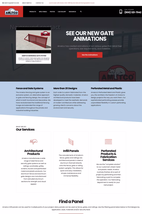 Ametco-Manufacturing Homepage 1440px