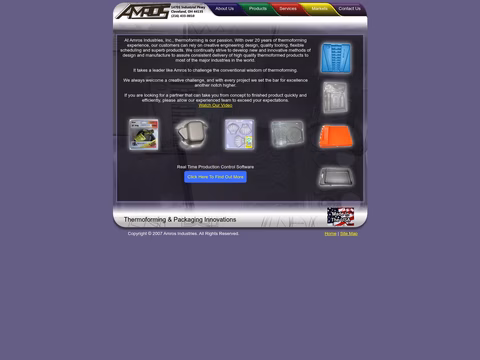 Amros-Industries Homepage 1440px
