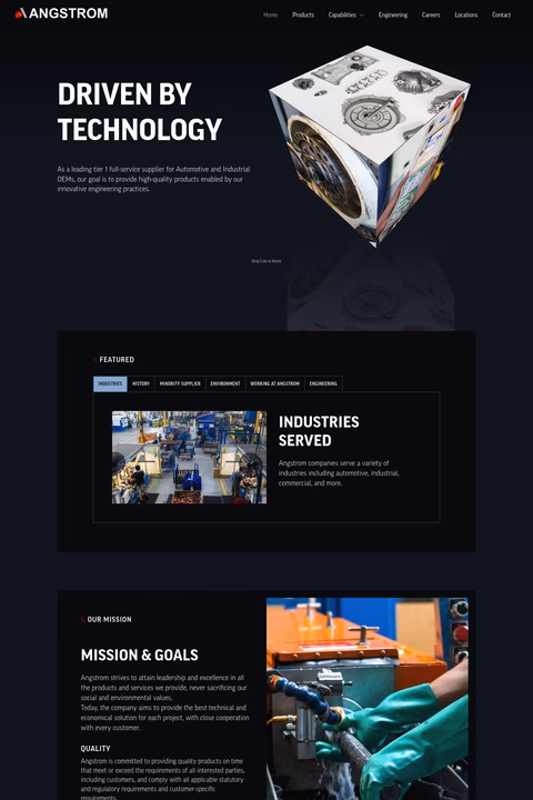 Angstrom-Automotive Homepage 1440px