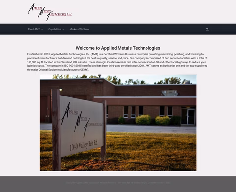 Applied-Metals-Technologies Homepage 1440px