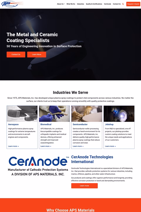 Aps-Materials Homepage 1440px