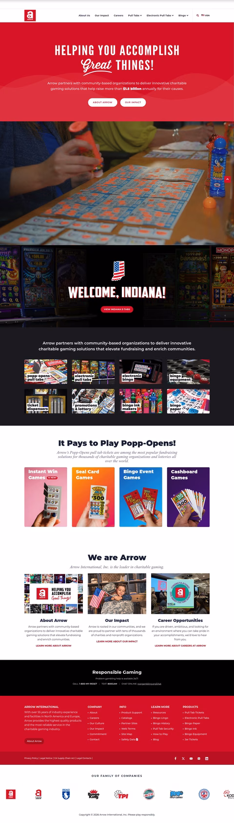 Arrow-International Homepage 1440px