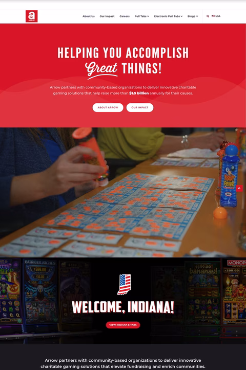 Arrow-International Homepage 1440px