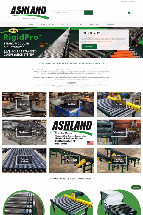 Ashland-Conveyor-Products Homepage 1440px
