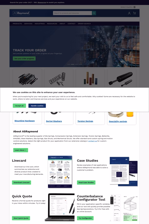 Asraymond Homepage 1440px