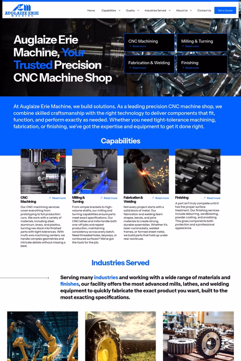 Auglaize-Erie-Machine Homepage 1440px