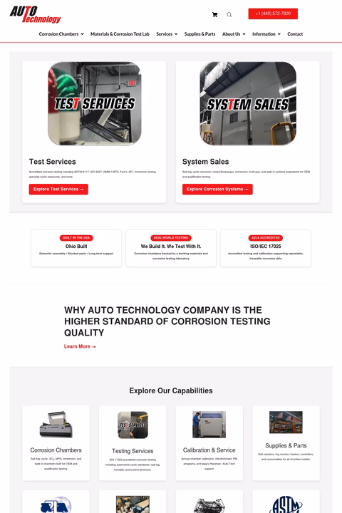 Auto-Technology Homepage 1440px
