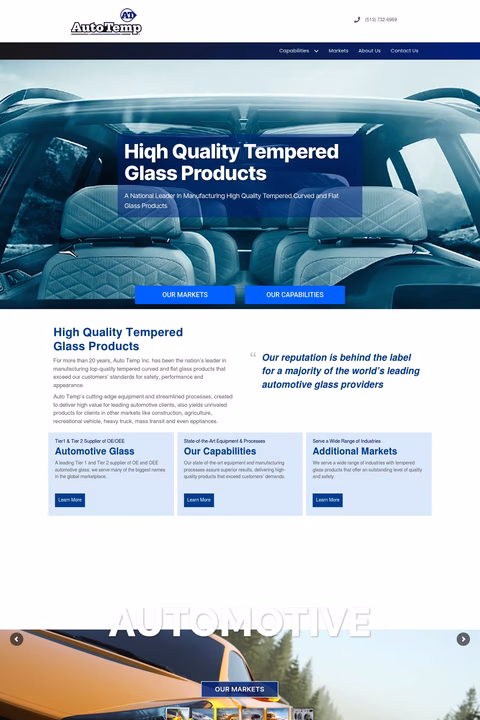 Auto-Temp Homepage 1440px
