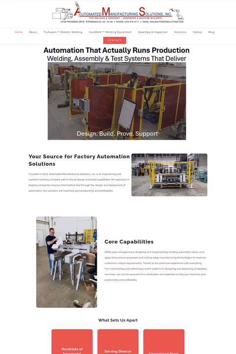 Automated-Manufacturing-Solutions Homepage 1440px