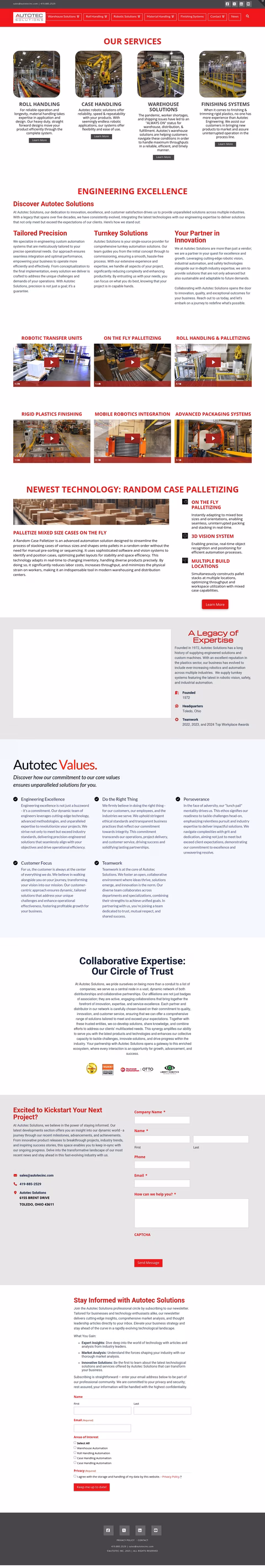 Autotec-Solutions Homepage 1440px