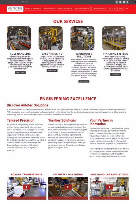 Autotec-Solutions Homepage 1440px