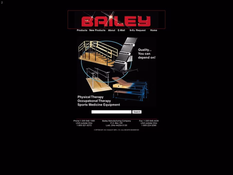 Bailey-Manufacturing Homepage 1440px
