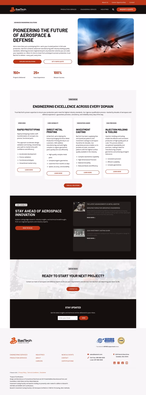 Bastech Homepage 1440px