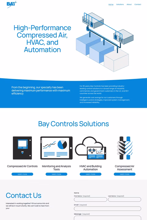 Bay-Controls Homepage 1440px
