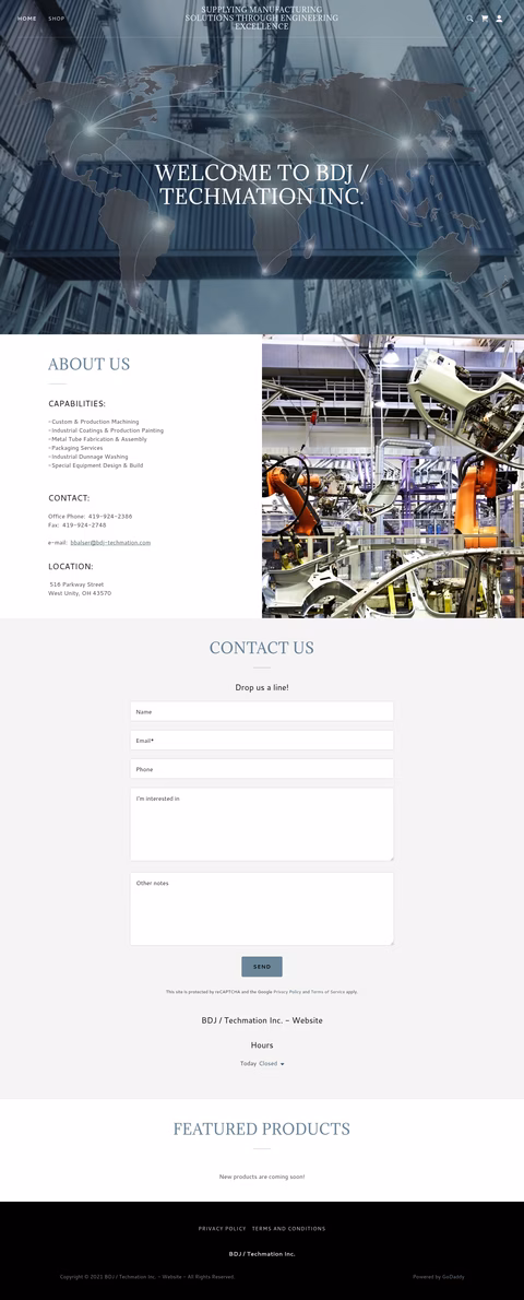 Bdj-Techmation Homepage 1440px