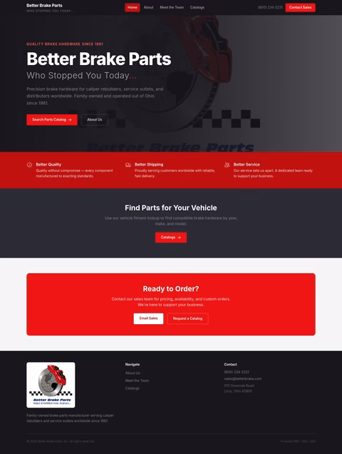 Better-Brake-Parts Homepage 1440px