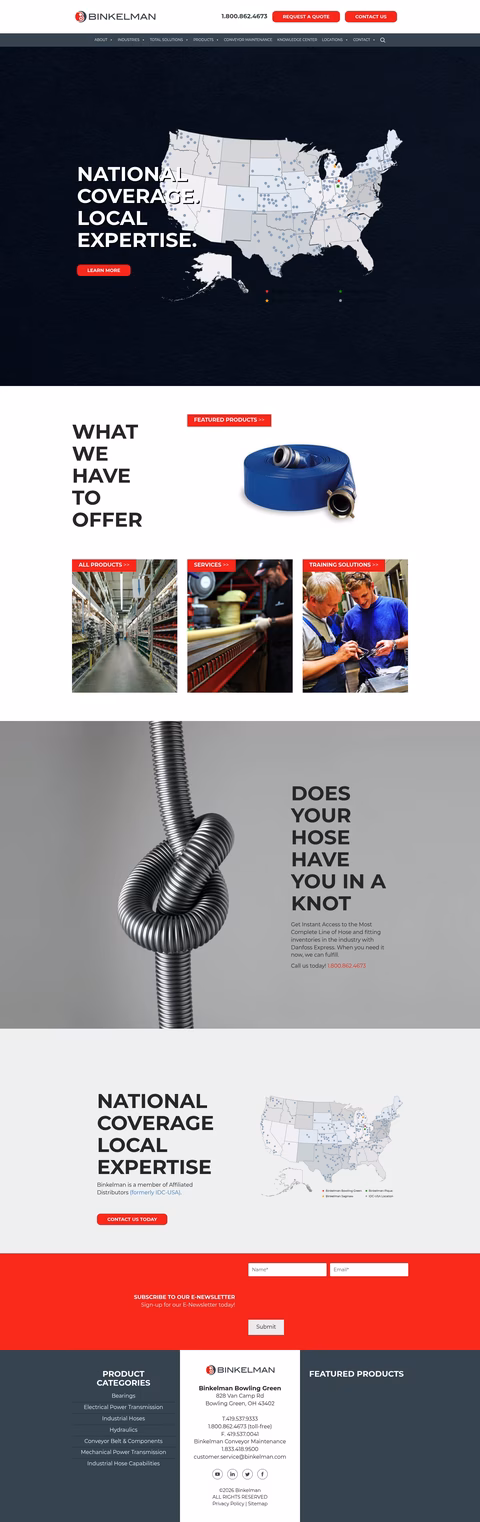 Binkelman Homepage 1440px