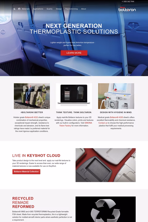 Boltaron Homepage 1440px