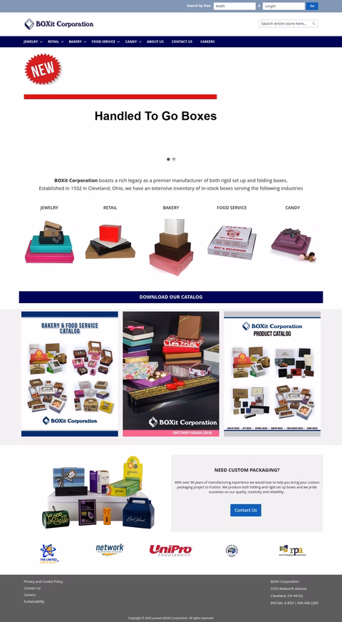 Boxit-Corporation Homepage 1440px
