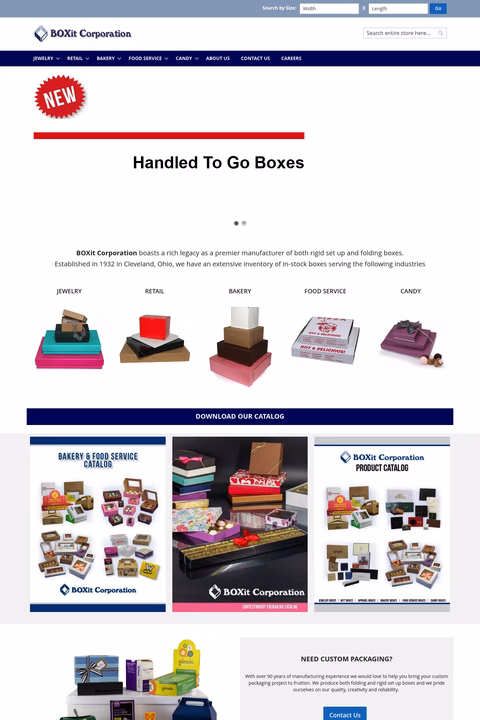 Boxit-Corporation Homepage 1440px