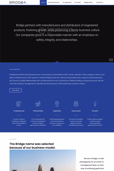 Bridge-Industries Homepage 1440px
