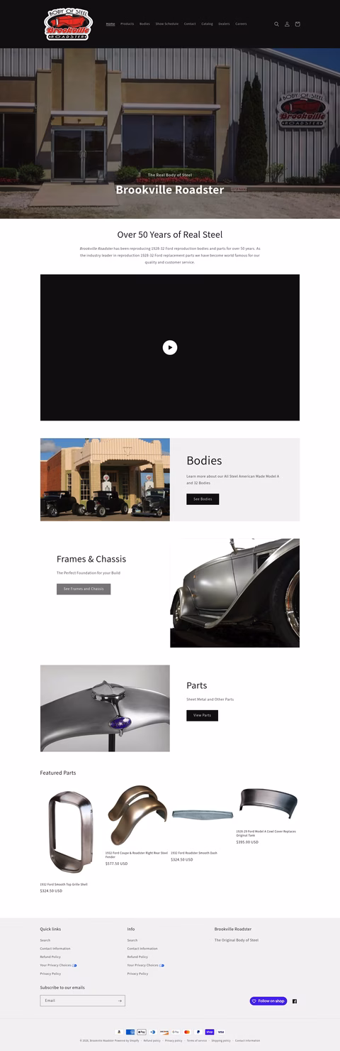 Brookville-Roadster Homepage 1440px