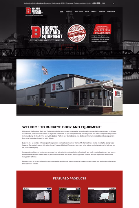 Buckeye-Body-Equipment Homepage 1440px