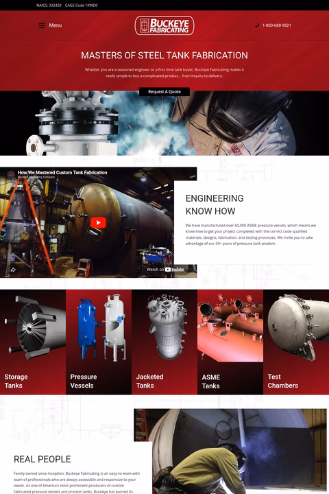Buckeye-Fabricating Homepage 1440px
