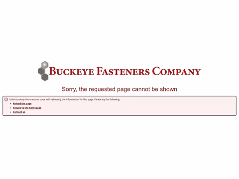 Buckeye-Fasteners-Company Homepage 1440px