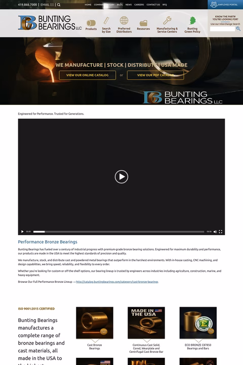 Bunting-Bearings Homepage 1440px