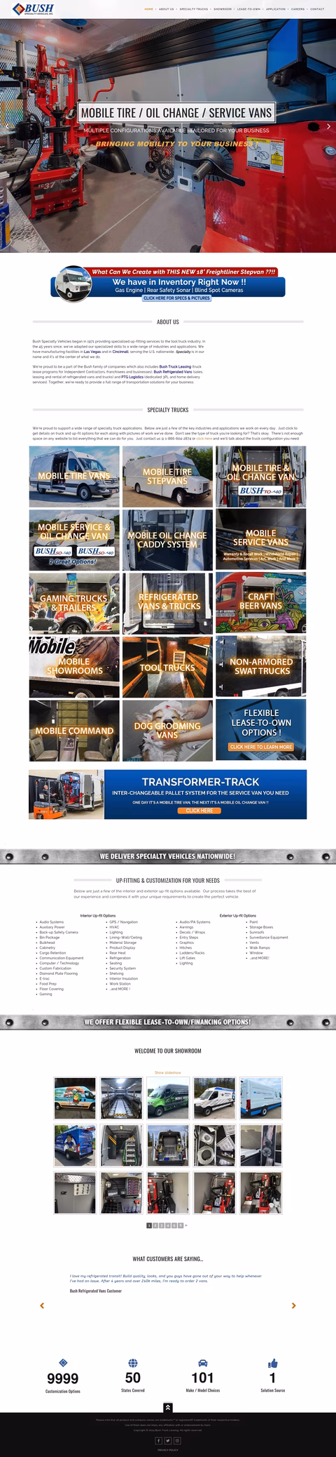 Bush-Specialty-Vehicles Homepage 1440px