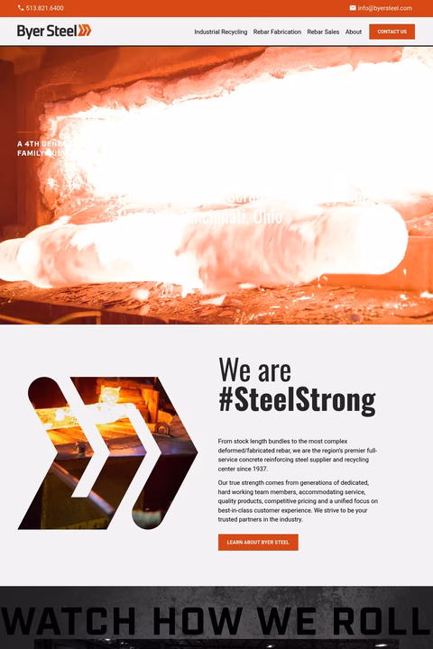 Byer-Steel Homepage 1440px