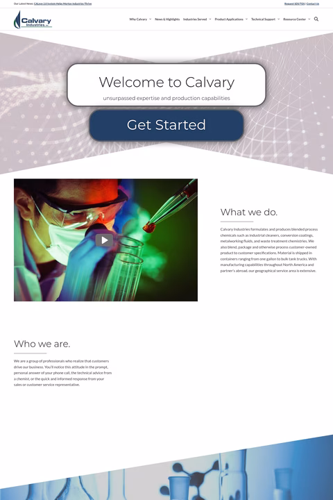 Calvary-Industries Homepage 1440px