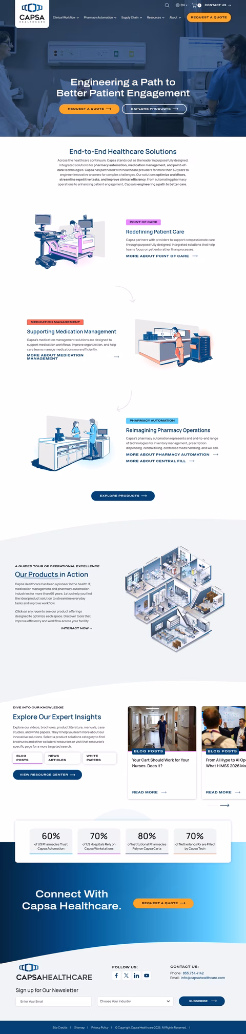 Capsa-Healthcare Homepage 1440px