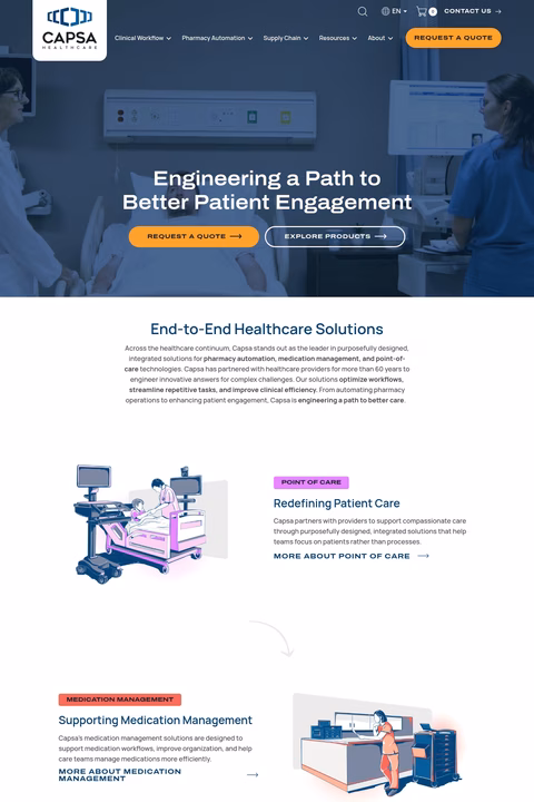 Capsa-Healthcare Homepage 1440px