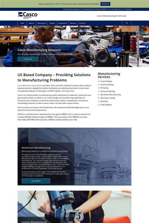 Casco-Manufacturing-Solutions Homepage 1440px