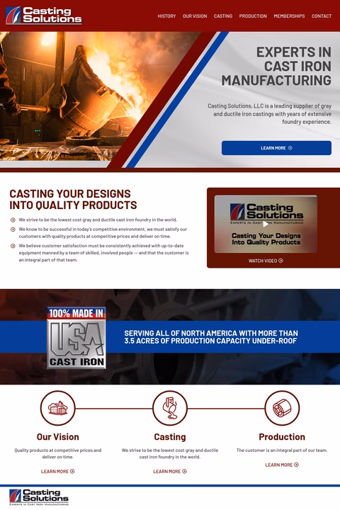 Casting-Solutions Homepage 1440px