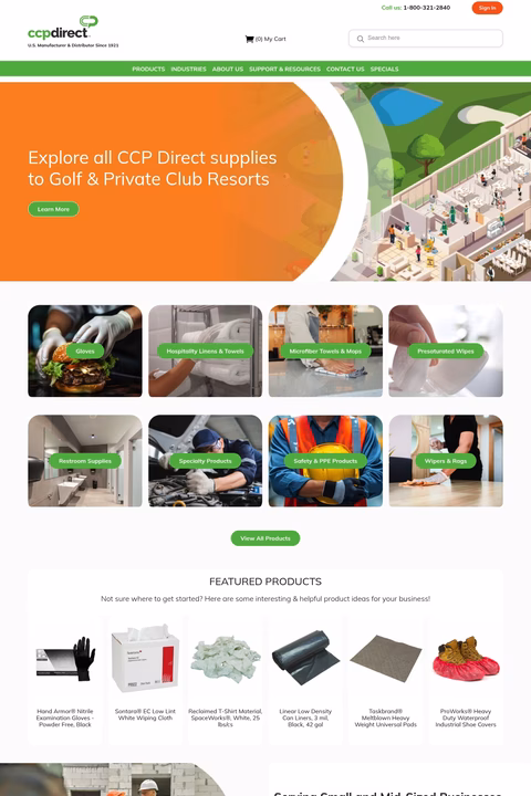 Ccp-Direct Homepage 1440px