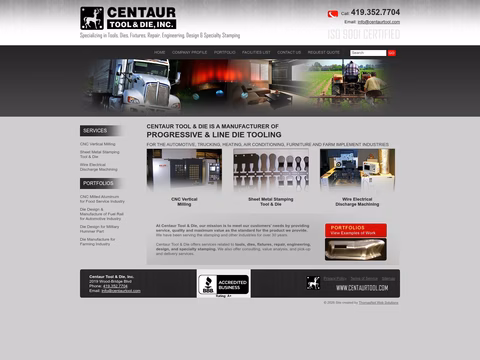 Centaur-Tool-Die Homepage 1440px