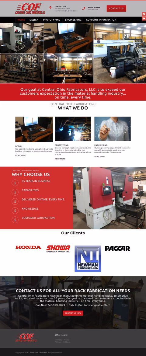 Central-Ohio-Fabricators Homepage 1440px