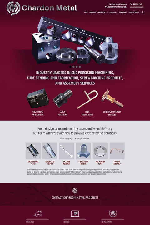 Chardon-Metal-Products Homepage 1440px