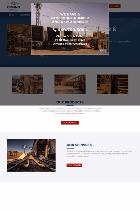 Cimino-Box-Pallet Homepage 1440px
