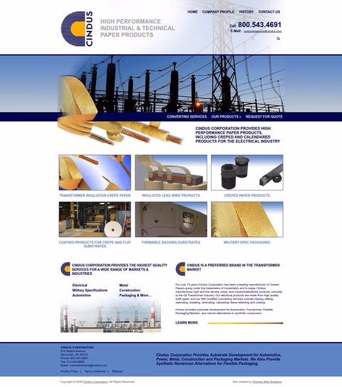 Cindus-Corporation Homepage 1440px