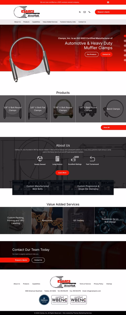 Clamps-Inc Homepage 1440px