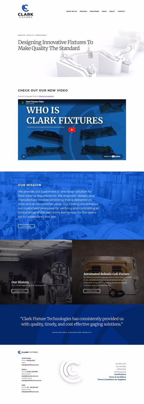 Clark-Fixtures Homepage 1440px