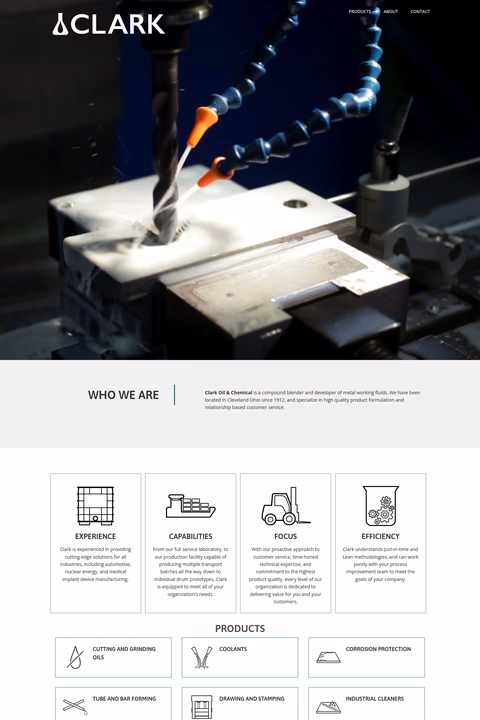 Clark-Oil-Chemical Homepage 1440px