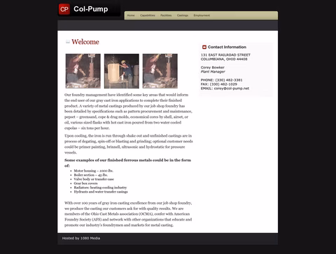 Col-Pump Homepage 1440px