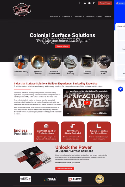 Colonial-Surface-Solutions Homepage 1440px