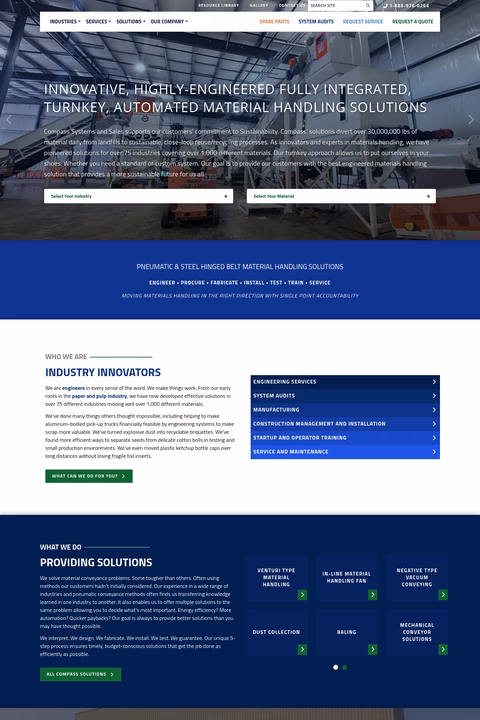 Compass-Systems Homepage 1440px
