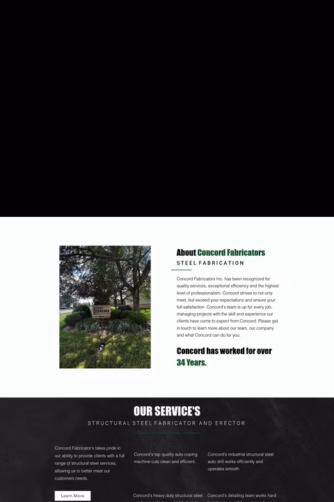 Concord-Fabricators Homepage 1440px